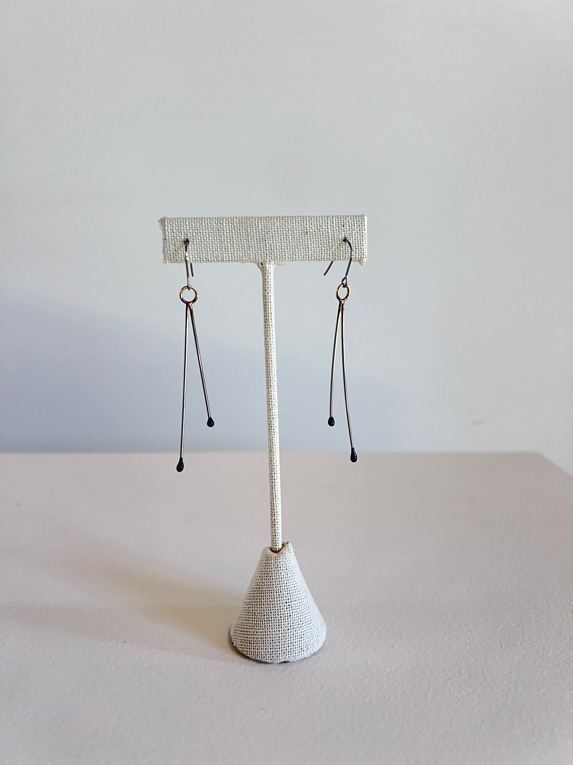 Greek Pin Dangles Black Tipped Pin Dangles – Spoonbill Gallery