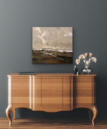 A Winter's Painting, 36 X 36