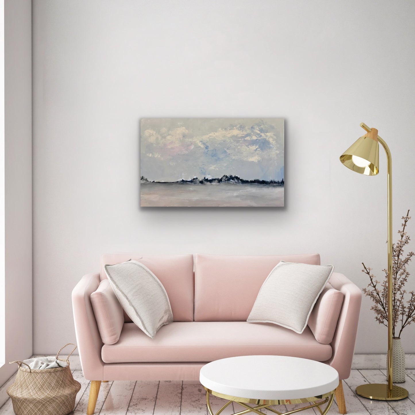 Winter Study #1, 30 x 48