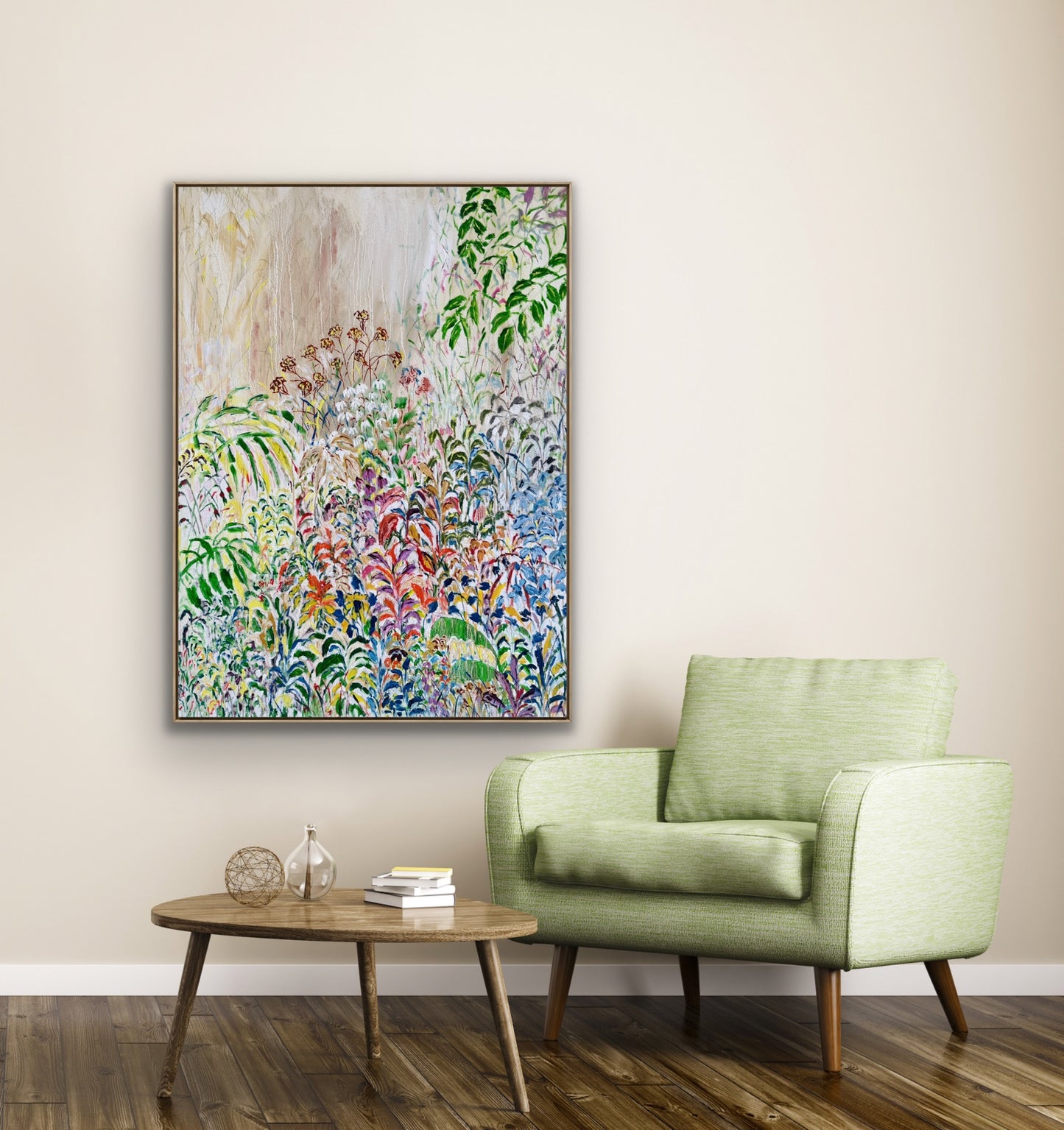 Rooted in Serenity, 48" x 36" Framed