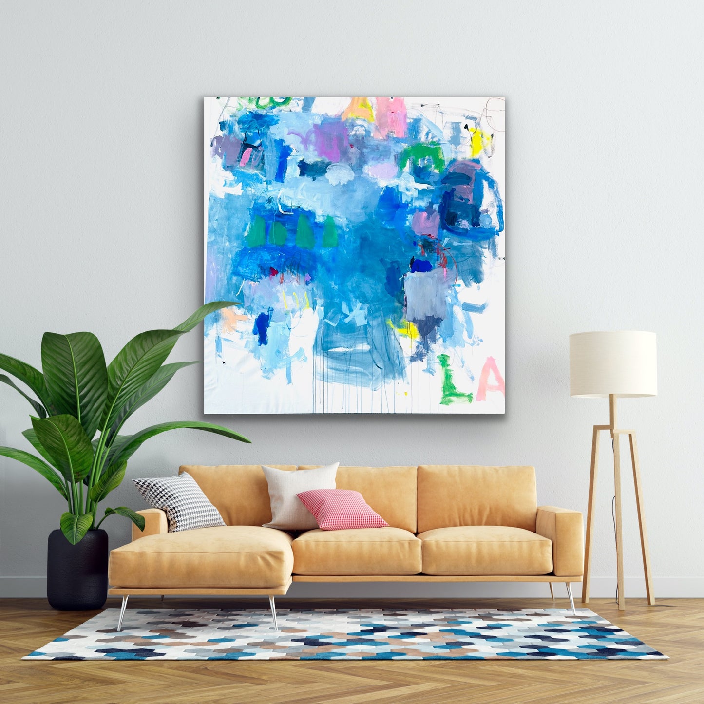 LA Pool Party, 69.5 x 65.5