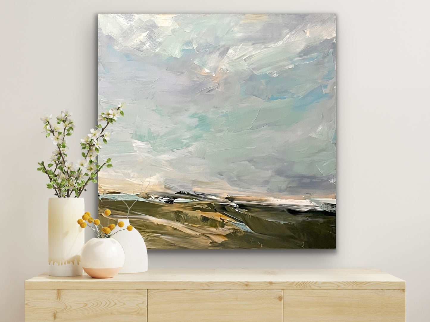 Near a Chanal, 36 x 36