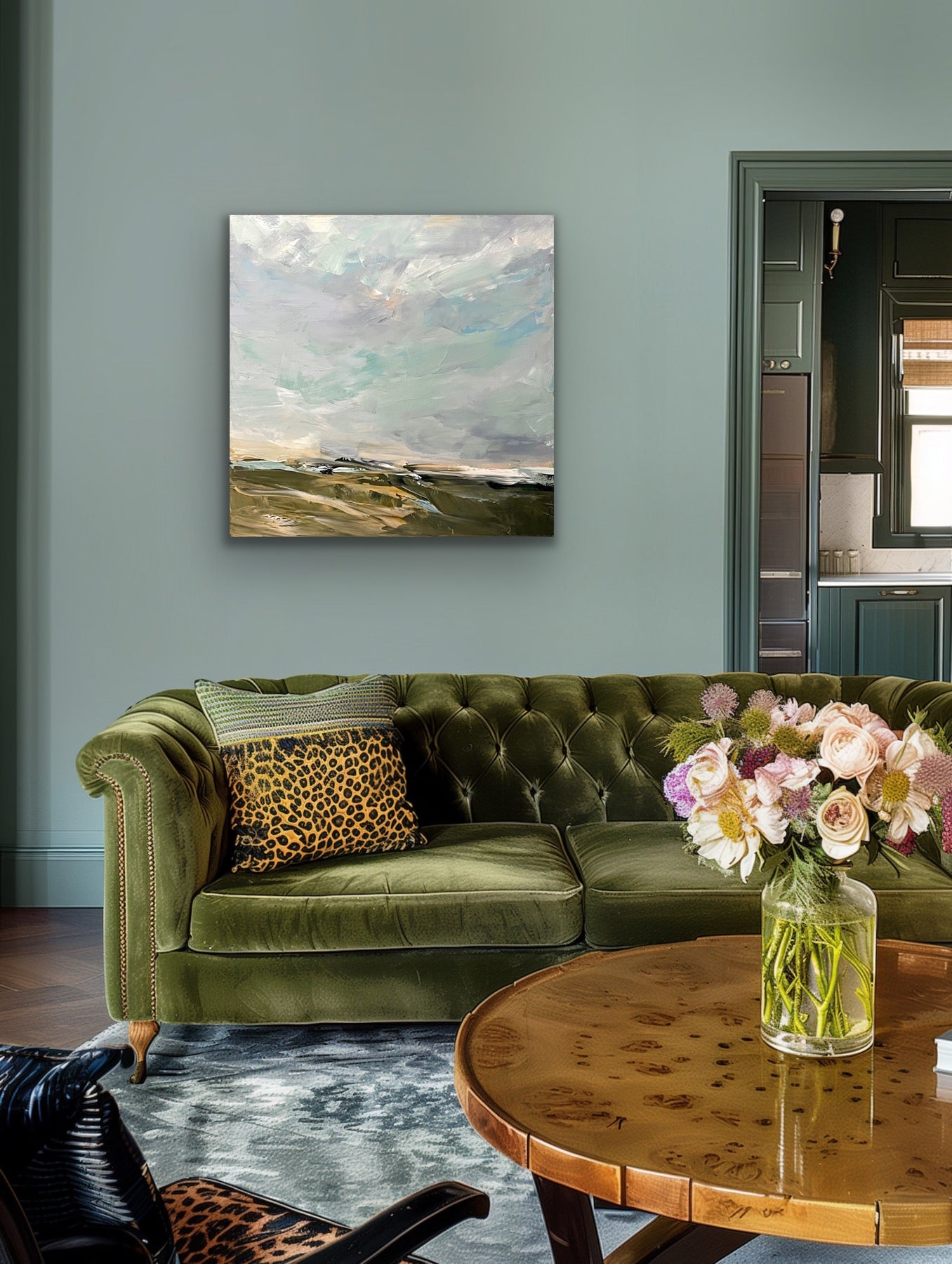 Near a Chanal, 36 x 36