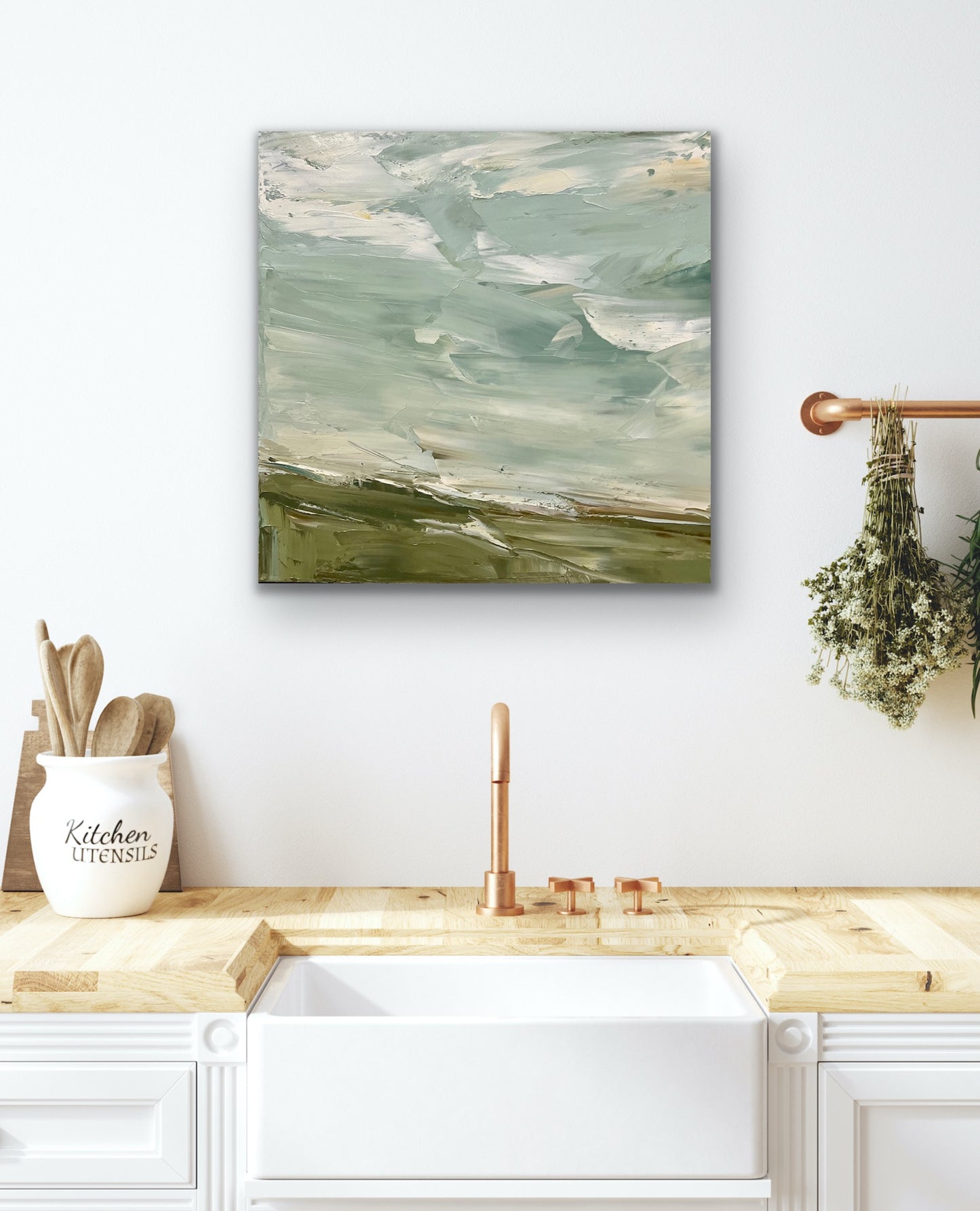 Green Slope, 24 X 24