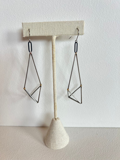 Geometric Triangle Dangles, Long, Skrap 30