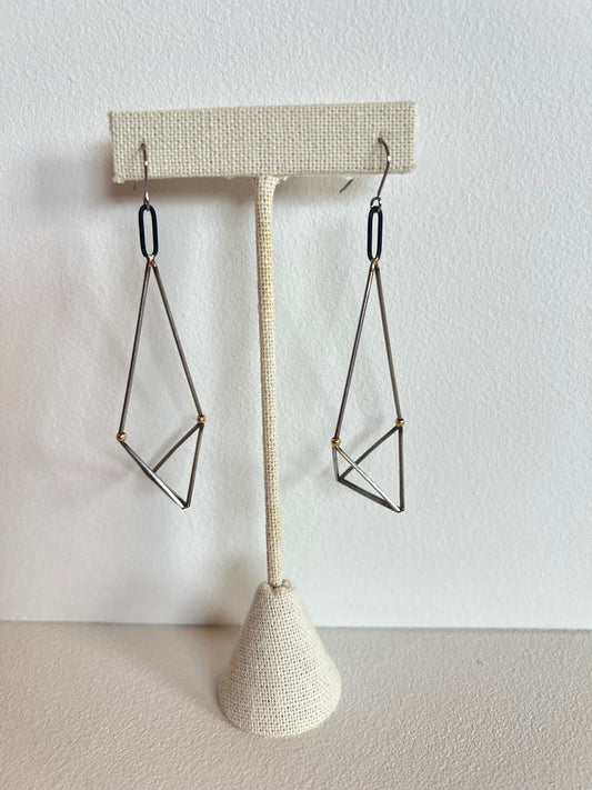 Geometric Triangle Dangles, Long, Skrap 30