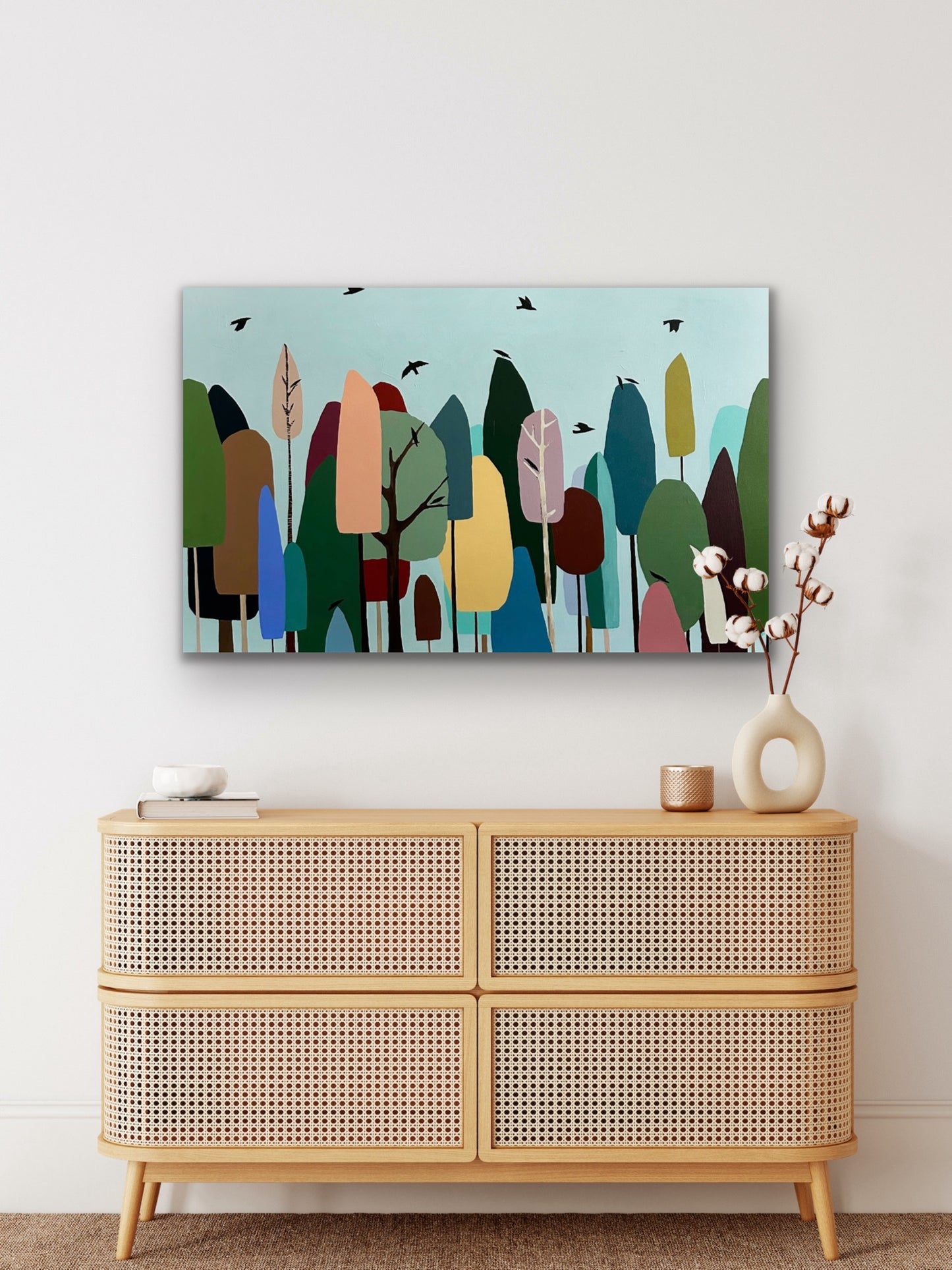 "Tranquil Treescape" 30 x 48