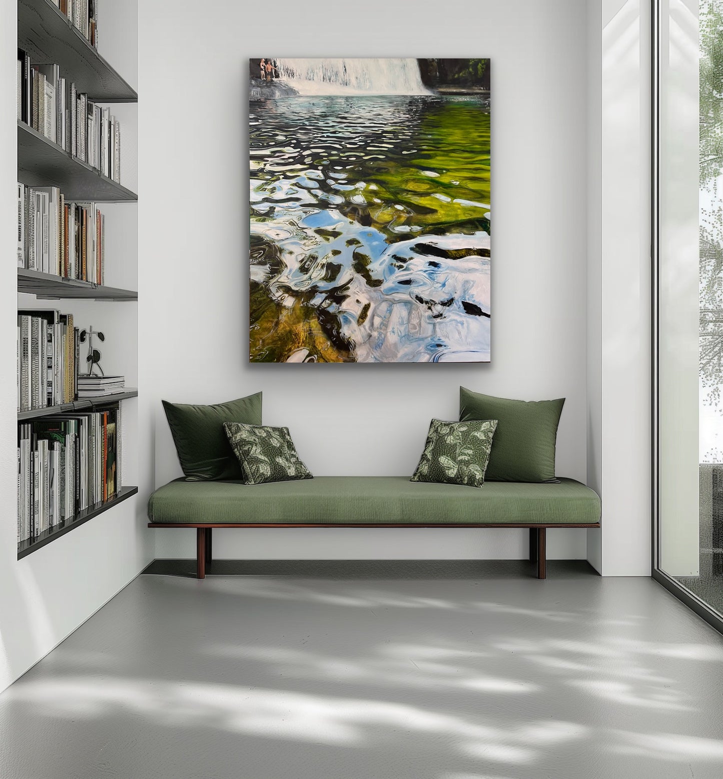 "At the Waterfall" 60x48
