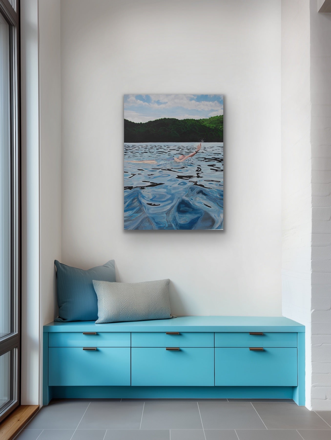 "Backstroke" 48x36