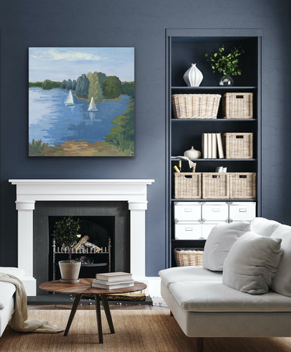 Southern Saturday, 36 x 36