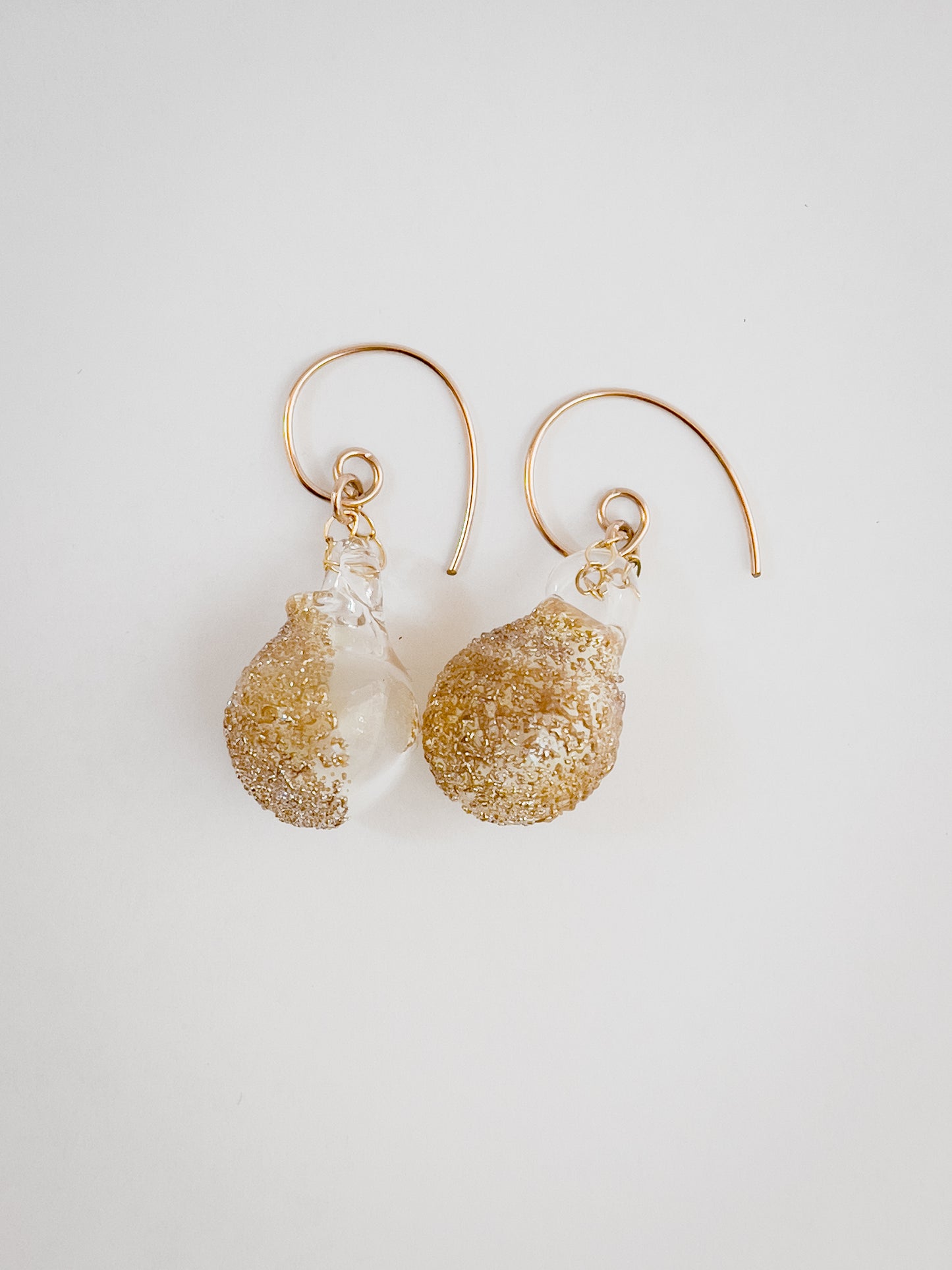 Gold Single Drop Earrings