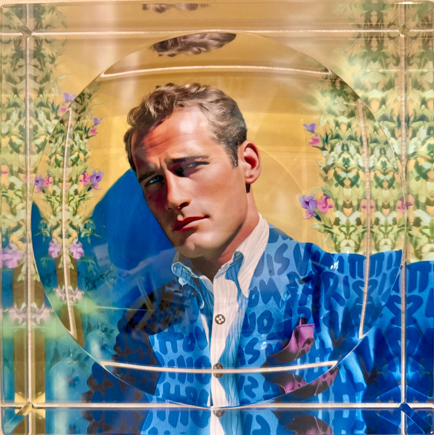 Paul Newman, Candy Dish, 6 x 6