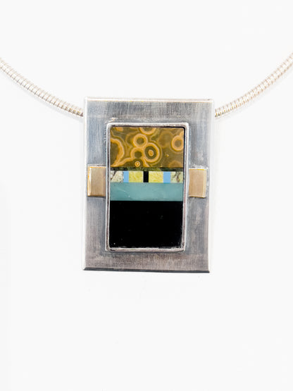 Geometric Necklace (P-164)