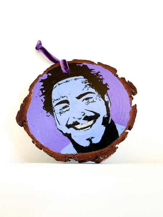 Holiday Pop Icon Ornament-Post Malone