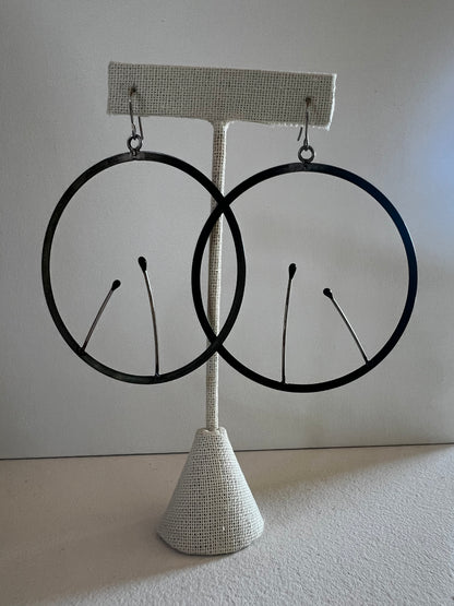 Slinky Earrings with pins, Skrap 43