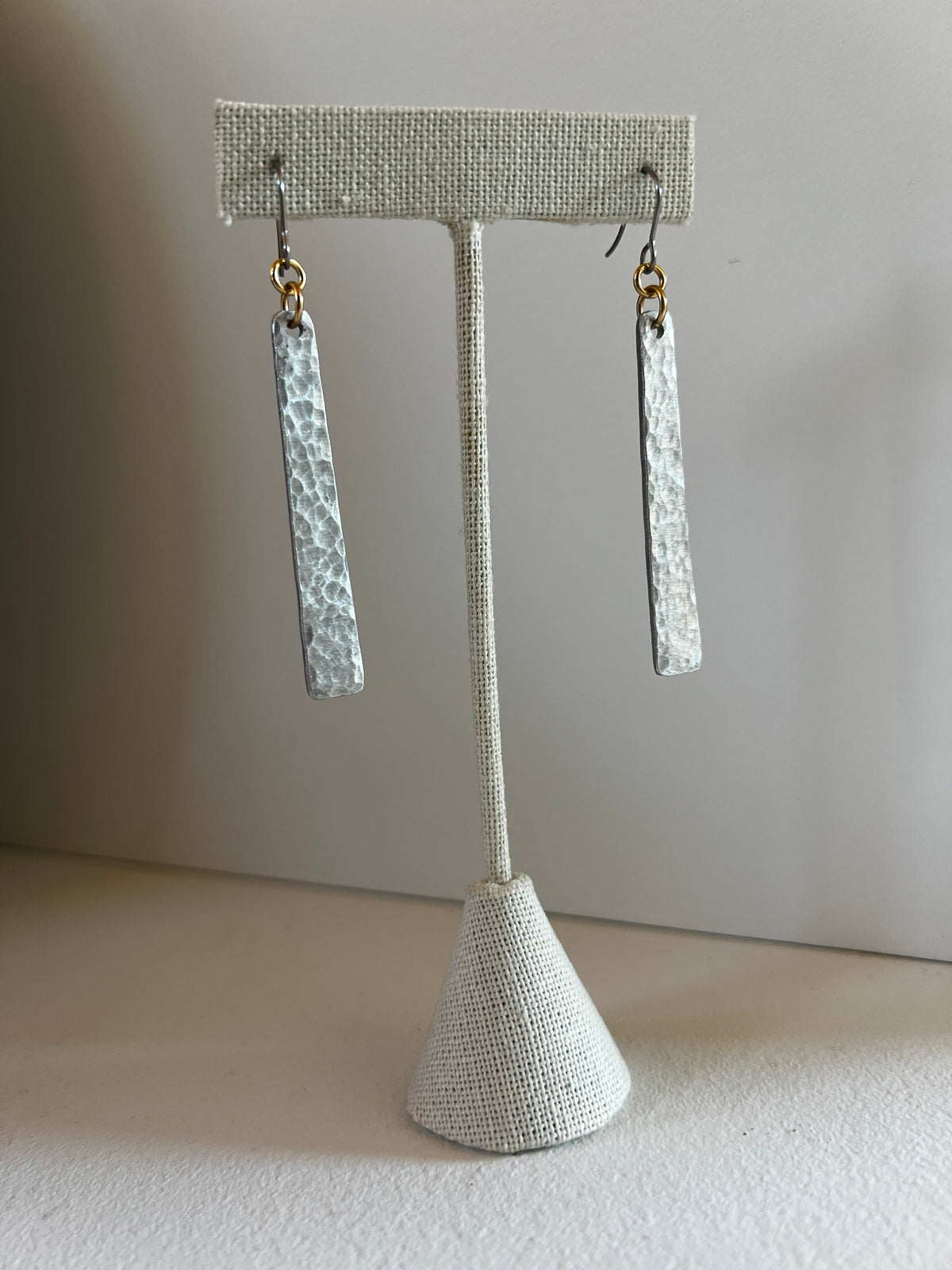 Hammered Stainless Dangles, Skrap 46