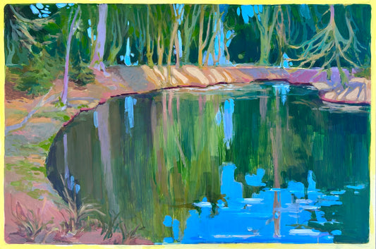 "Sunny Stroll Through Fraeylemaborg" 24 x 36