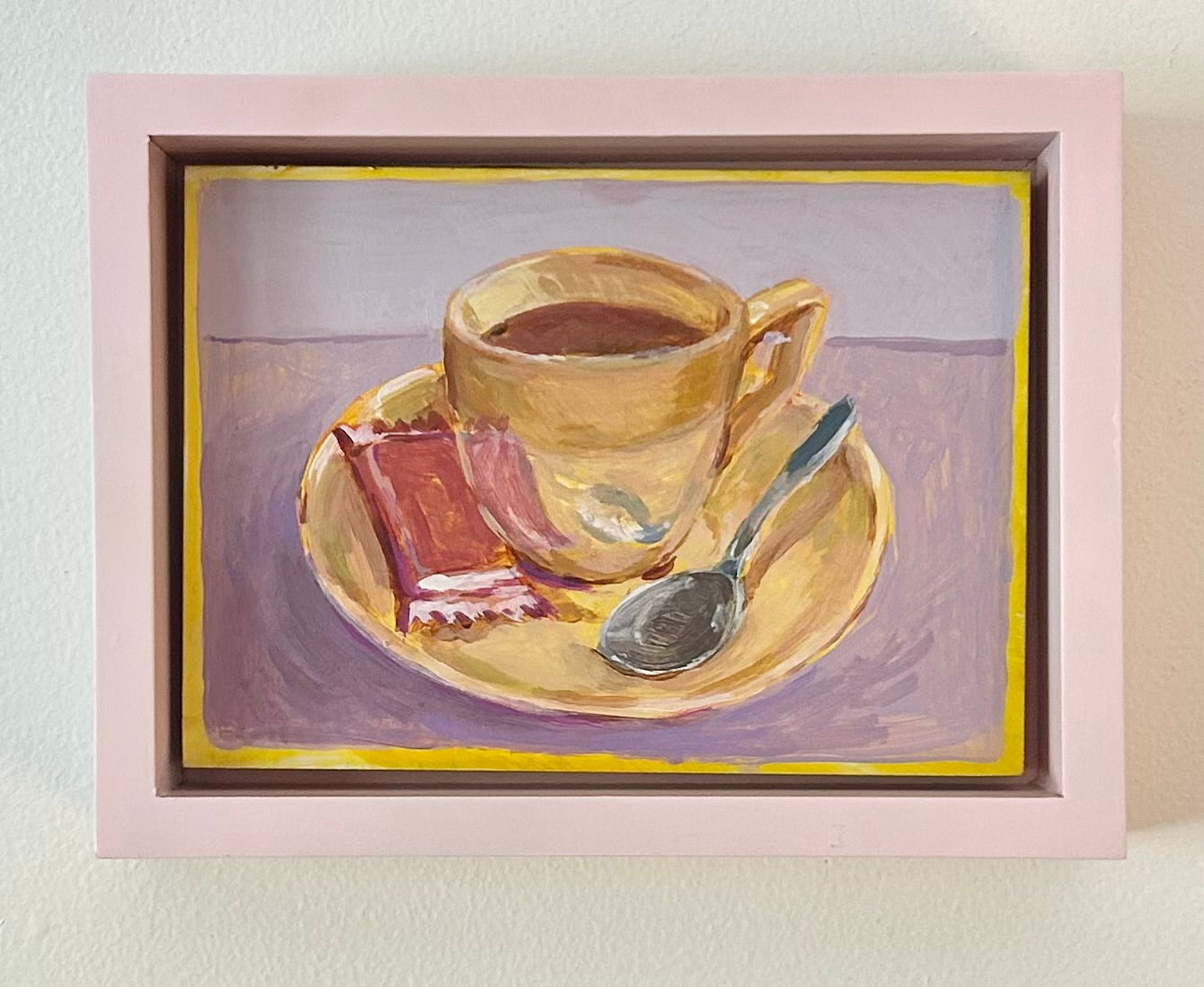 “Railway Station Cappuccino", 5x7 (framed)