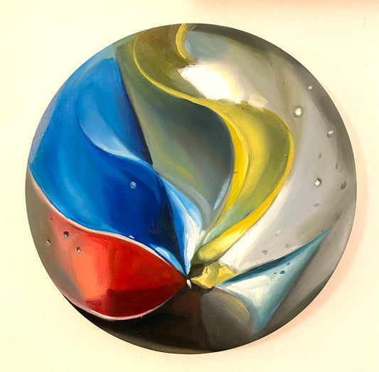 "Marble #8" 16" diameter