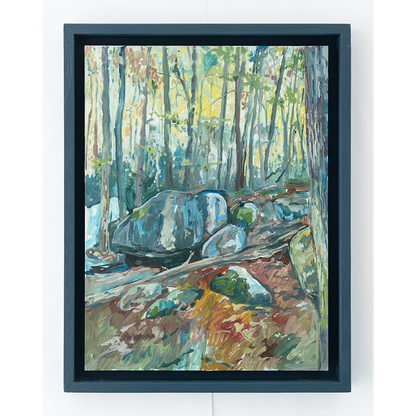 "Jones Gap State Park - Boulder II" 16 x 12