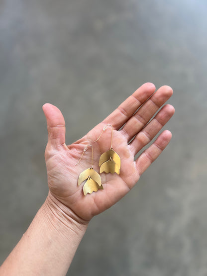 Golden Tulip Earrings