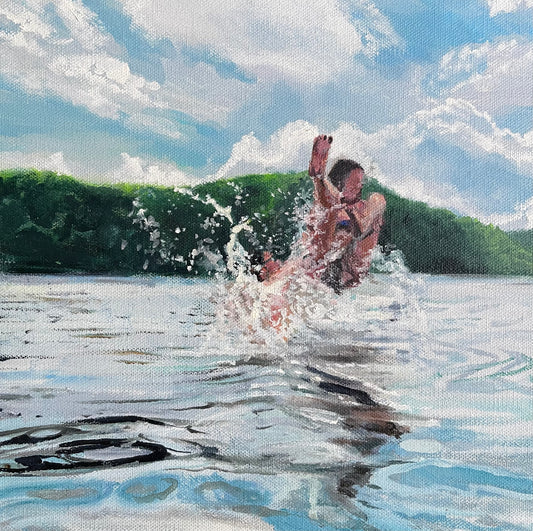 "Joyful Summer 1"- 10 x 10