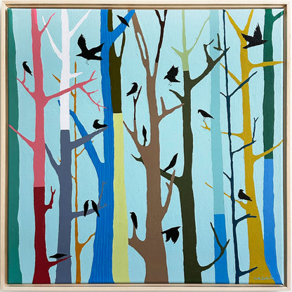 "Chitty Chat" - 24 x 24"