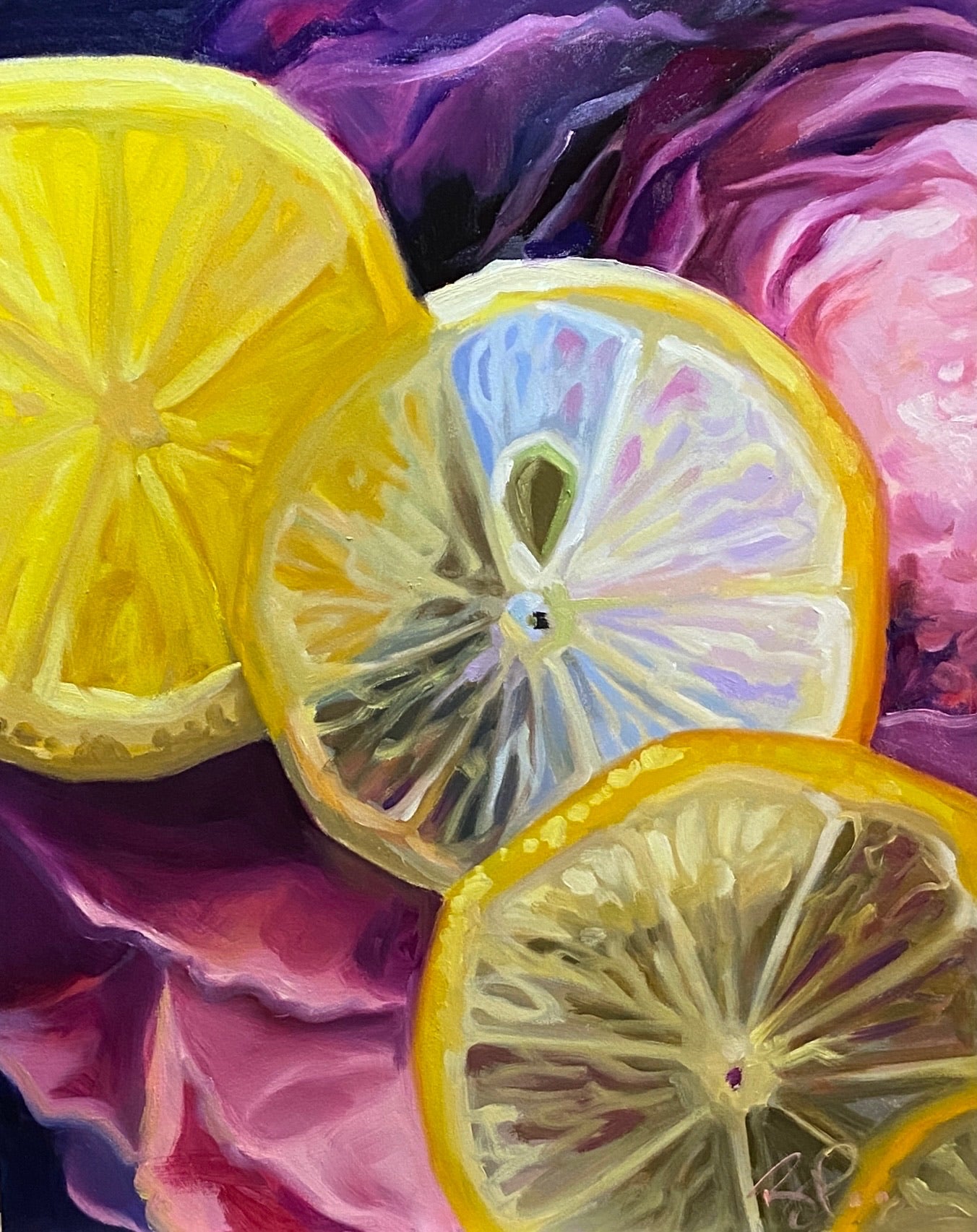 "Lemons and Peonies" 16 x 20