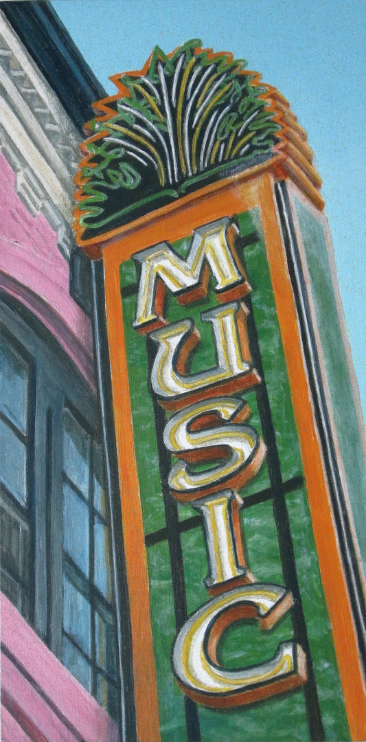 "Listen to the Music" 12x6