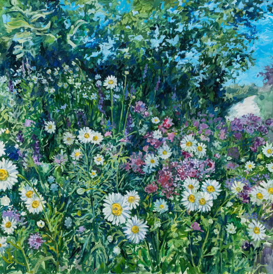Daisies at Noon, 36x36