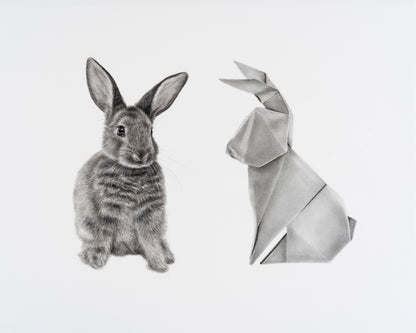 Rabbit, Rabbit, 16x20 (framed 20x23)