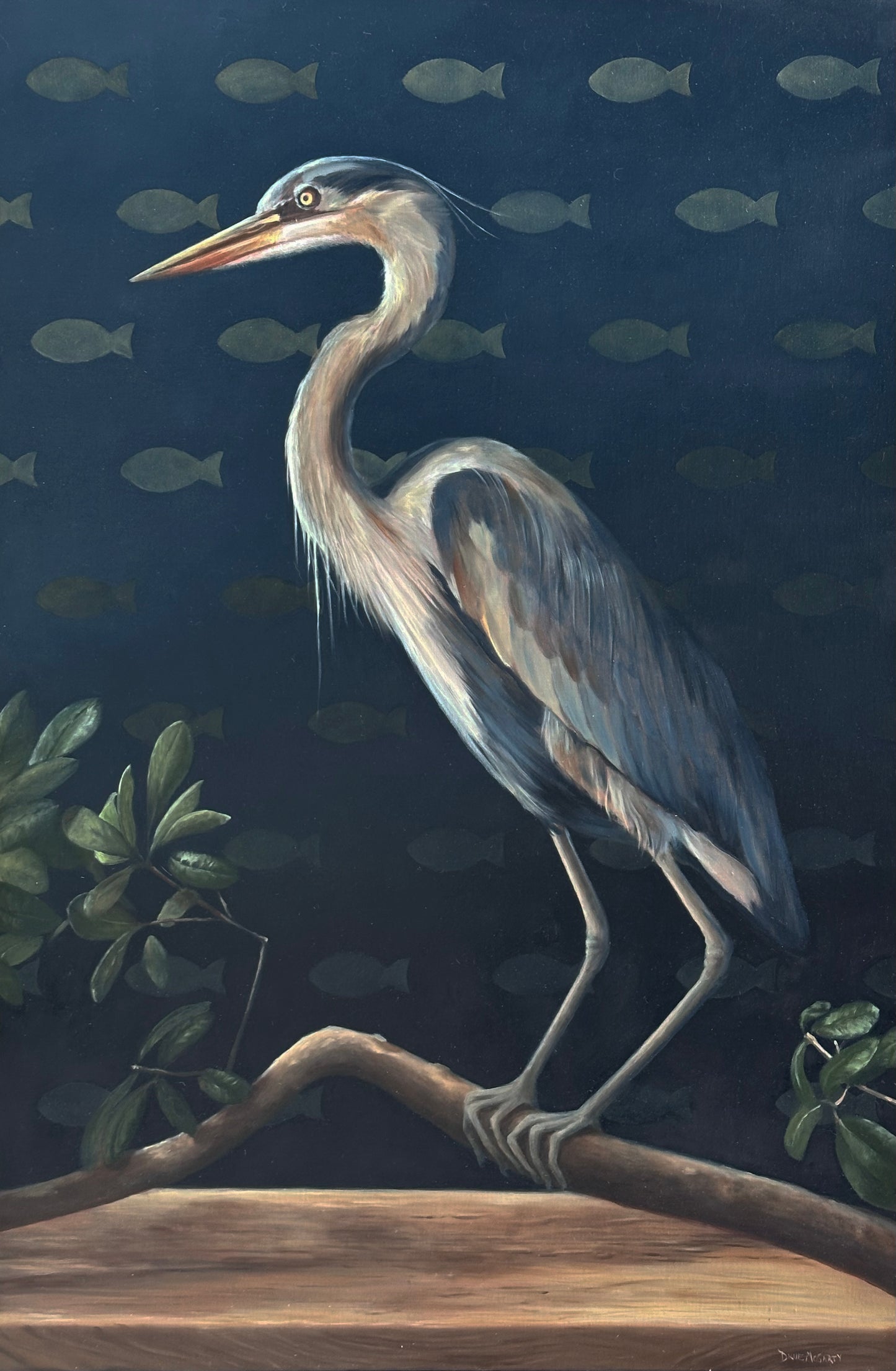 "Just Stopping By", 24 x 30