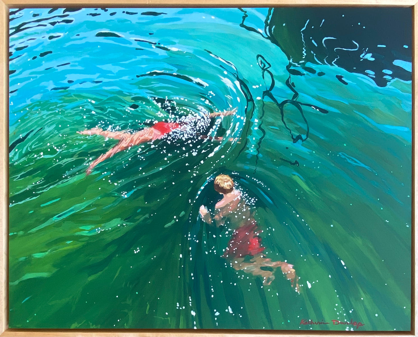 "Swimming Buddy" 16 x 20