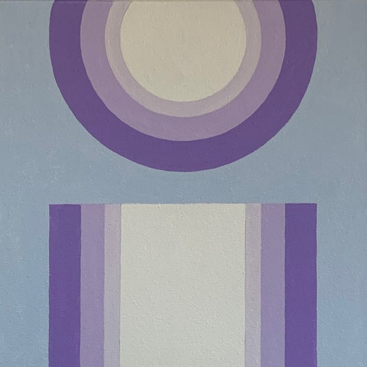 "Reflection" (Purple/Blue study) 12 x 12