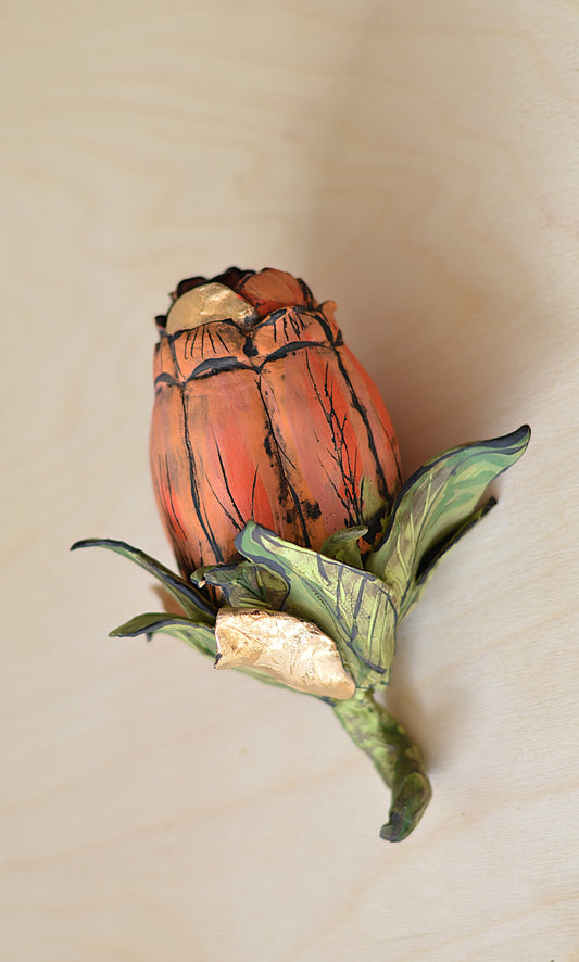 Floral Ceramic Wall Piece- RC76