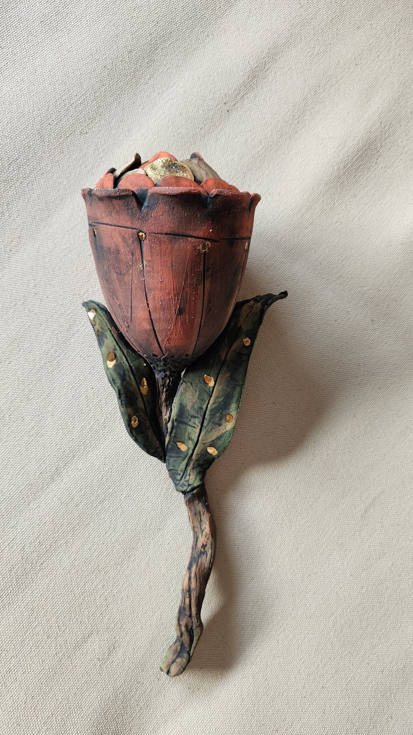 Floral Ceramic Wall Piece- RC79