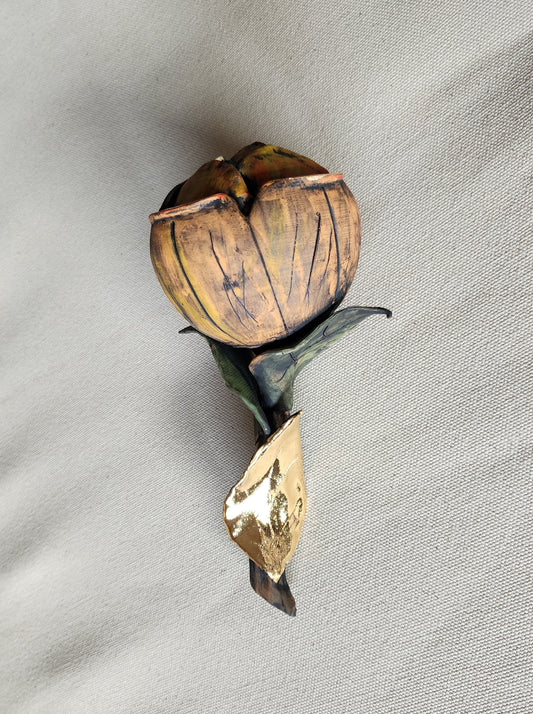 Floral Ceramic Wall Piece- RC82