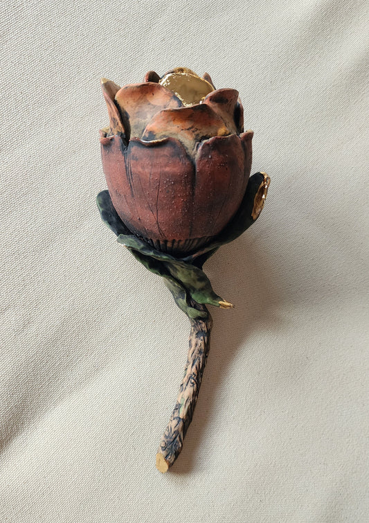 Floral Ceramic Wall Piece- RC83