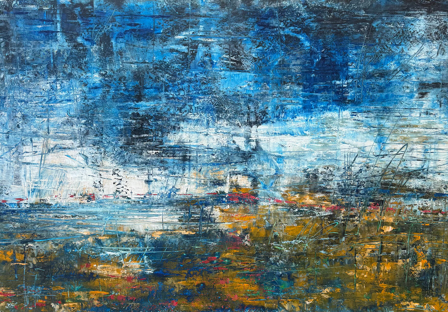 "Reminiscing", 24 x 36