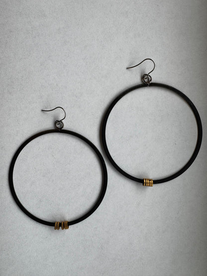 Circular Little Gold Hoops