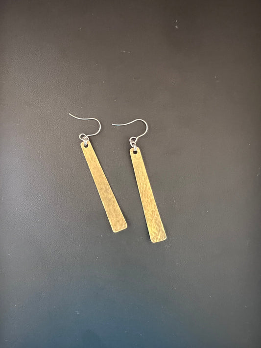 Gold Strand Earrings