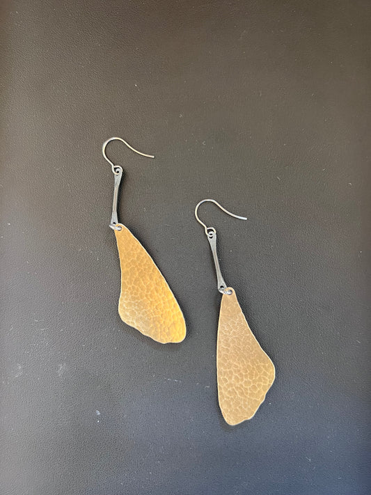 Gold Wings Earrings
