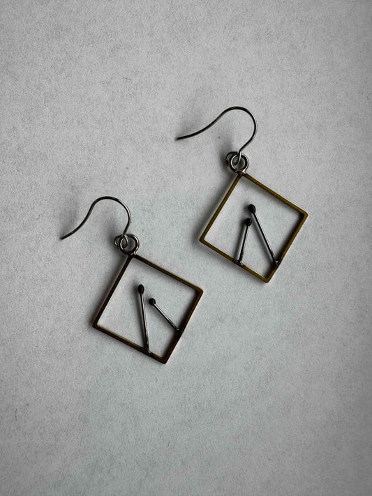 Square Black Matches