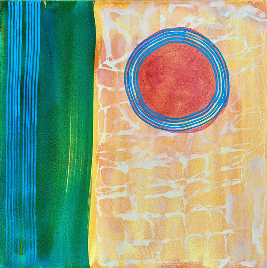"Golden Slumbers" 24 x 24