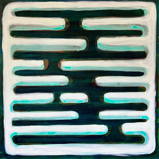 "Midnight Tide" 24 x 24