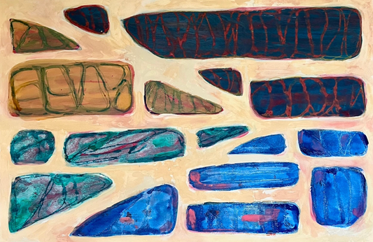 "Sea Glass" 24 x 36