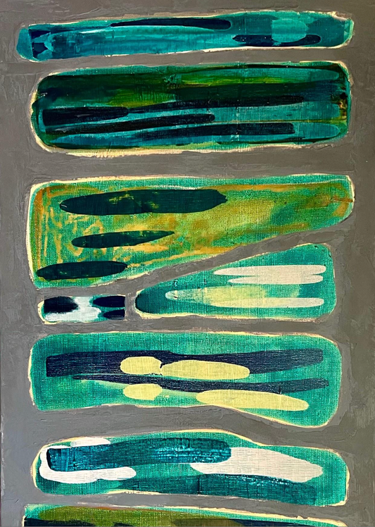 "Softened By the Sea" 18 x 36