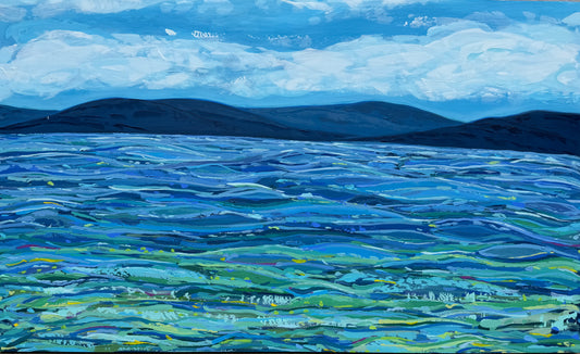 "Saved by the Beauty of the World" 60 x 36