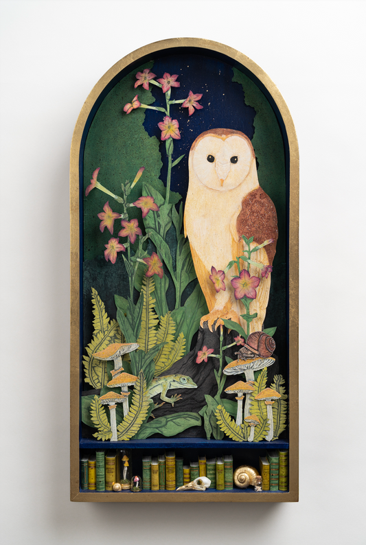 "Ghost in the Garden" 31.25 x 15.5 x 3.5