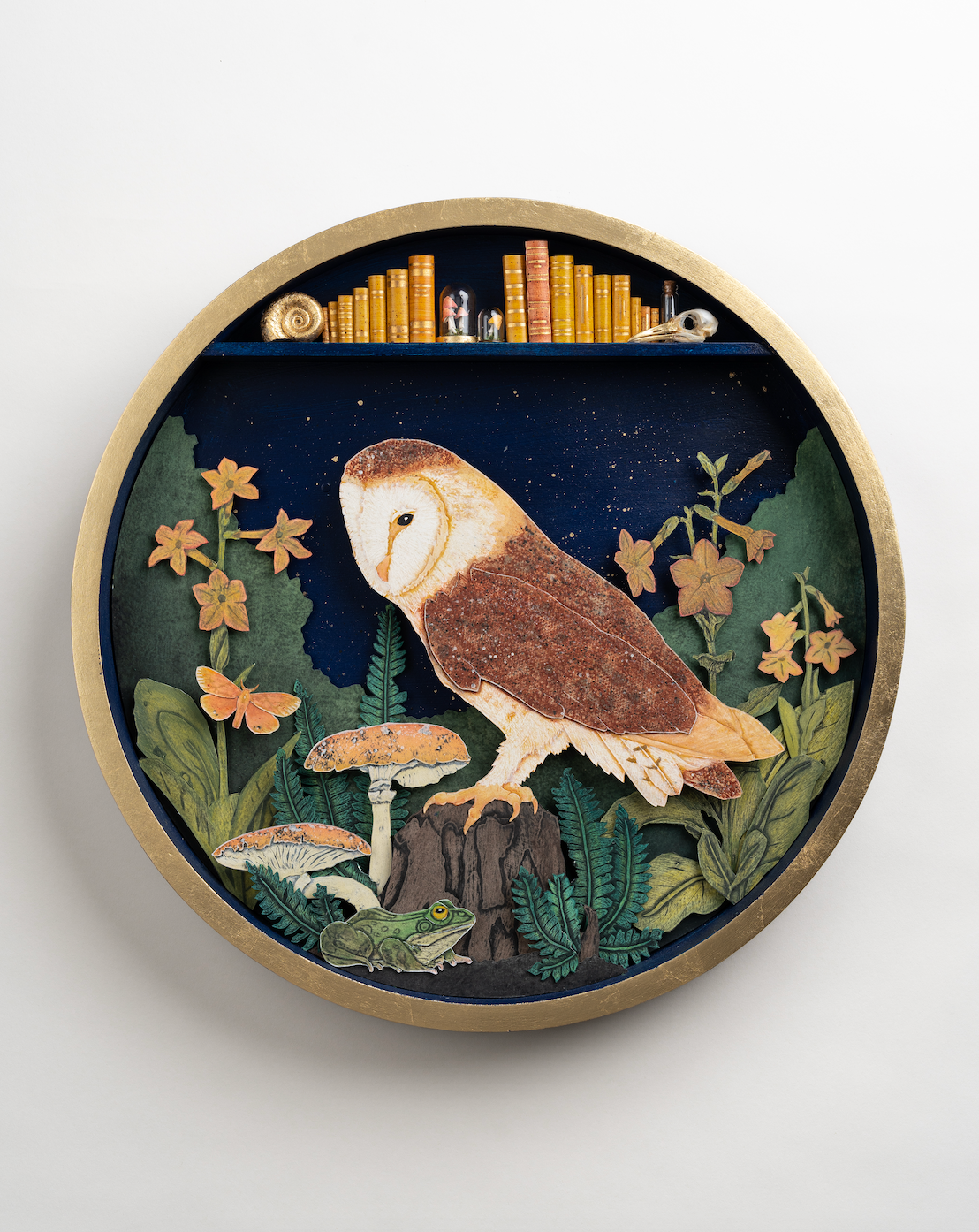 "Midnight Meadow" 22 x 22 x 3